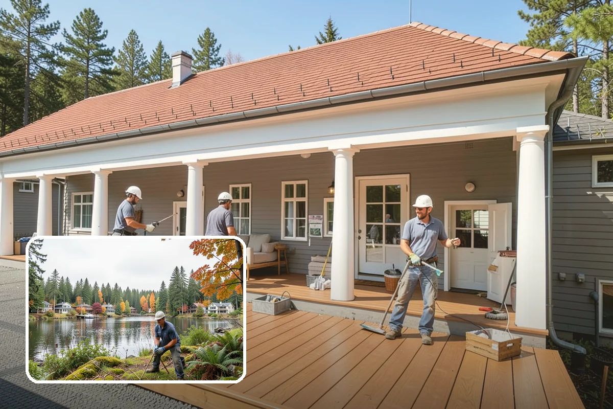 Deck Addition in La Conner, Skagit County, WA - Expands usable outdoor living space
