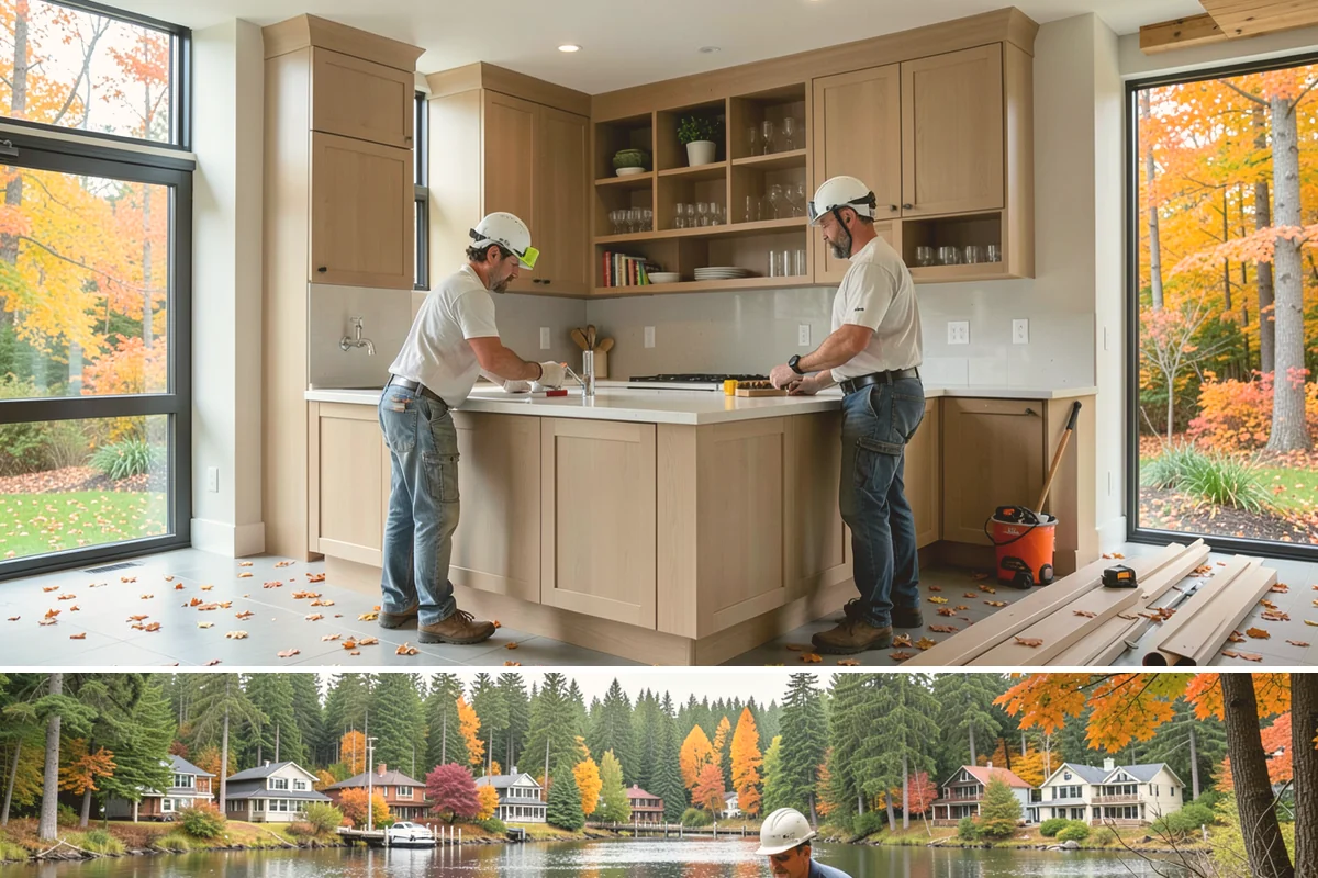 Deck Addition in La Conner, Skagit County, WA - Deck framing and installation are ideal in late spring and summer, readying the space for the dry season.
