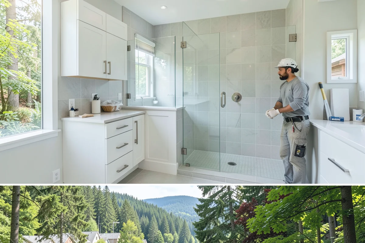 Deck Addition in Lake Forest Park, King County, WA - Deck framing and installation are ideal in late spring and summer, readying the space for the dry season.
