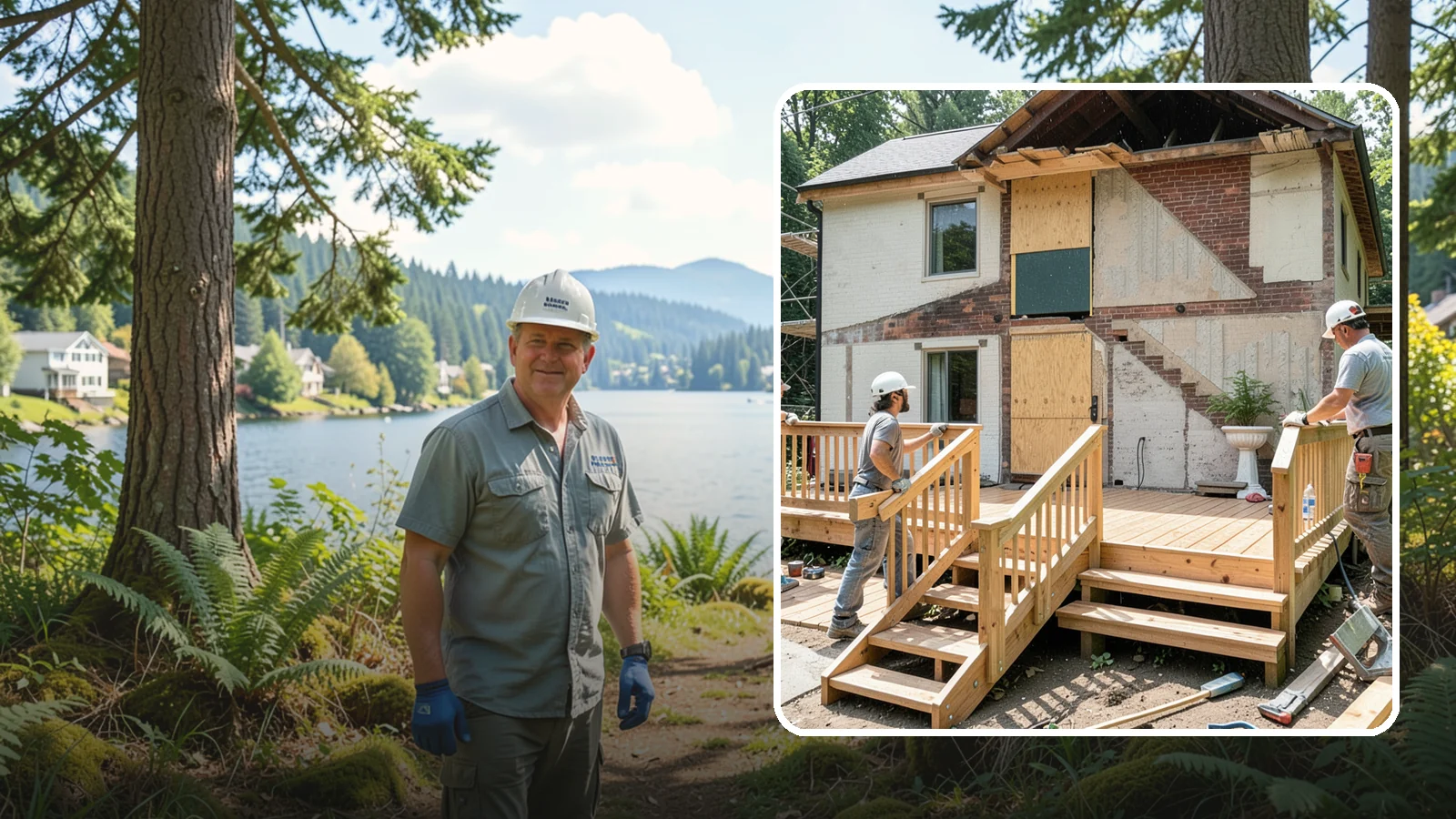 Deck Addition in Milton, King County, WA - A deck addition adds an outdoor living platform engineered for Northwest weather and lot conditions.