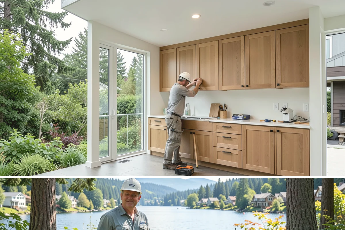 Deck Addition in Milton, King County, WA - Deck framing and installation are ideal in late spring and summer, readying the space for the dry season.
