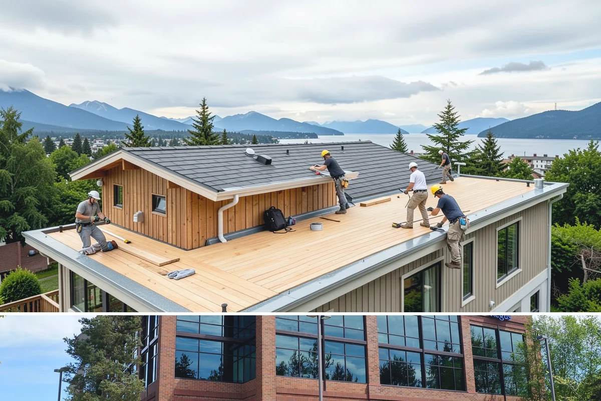 Deck Addition in Mountlake Terrace, Snohomish County, WA - Deck framing and installation are ideal in late spring and summer, readying the space for the dry season.