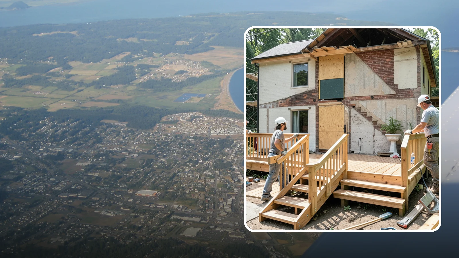 Deck Addition in Oak Harbor, Island County, WA - A deck addition adds an outdoor living platform engineered for Northwest weather and lot conditions.