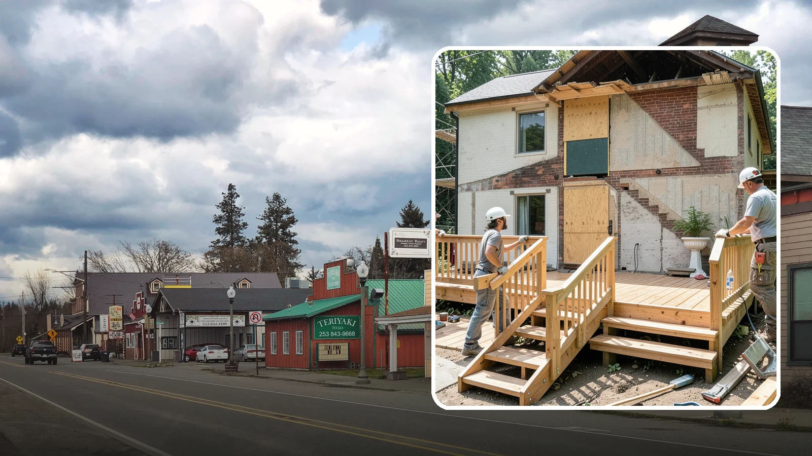 Deck Addition in Roy, Pierce County, WA - A deck addition adds an outdoor living platform engineered for Northwest weather and lot conditions.