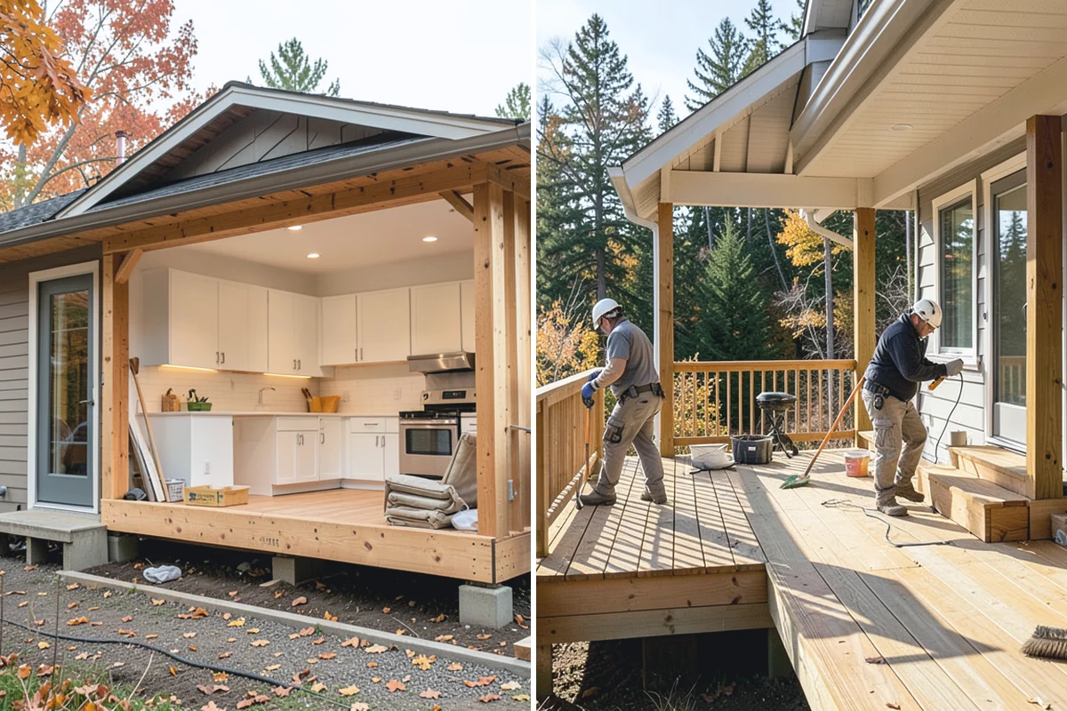 Deck Addition in Roy, Pierce County, WA - Design the deck layout and height