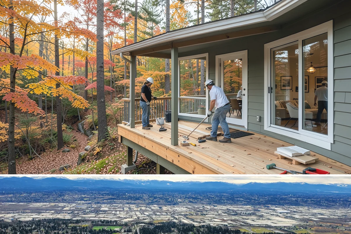 Deck Addition in SeaTac, King County, WA - Deck framing and installation are ideal in late spring and summer, readying the space for the dry season.