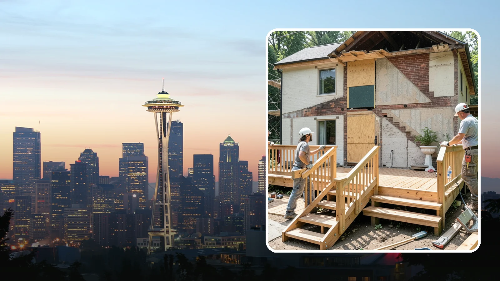 Deck Addition in Seattle, King County, WA - A deck addition adds an outdoor living platform engineered for Northwest weather and lot conditions.