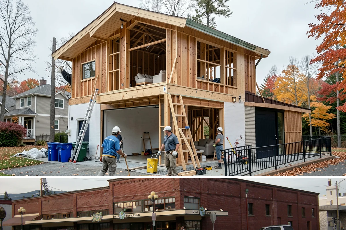 Deck Addition in Sedro-Woolley, Skagit County, WA - Deck framing and installation are ideal in late spring and summer, readying the space for the dry season.