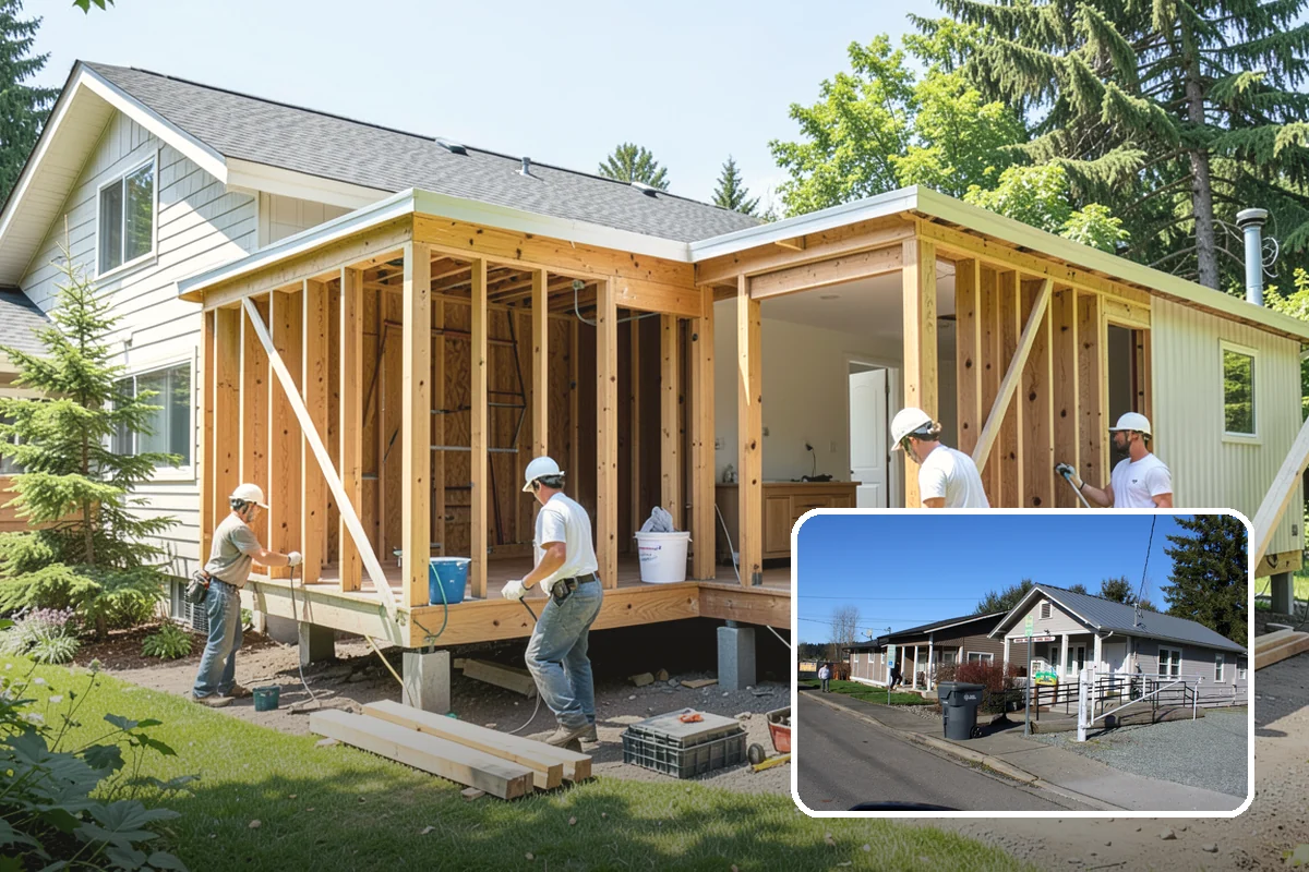 Deck Addition in South Prairie, Pierce County, WA - Expands usable outdoor living space