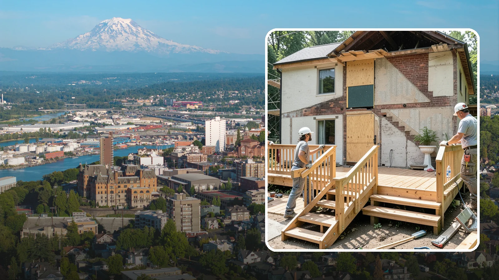 Deck Addition in Tacoma, Pierce County, WA - A deck addition adds an outdoor living platform engineered for Northwest weather and lot conditions.