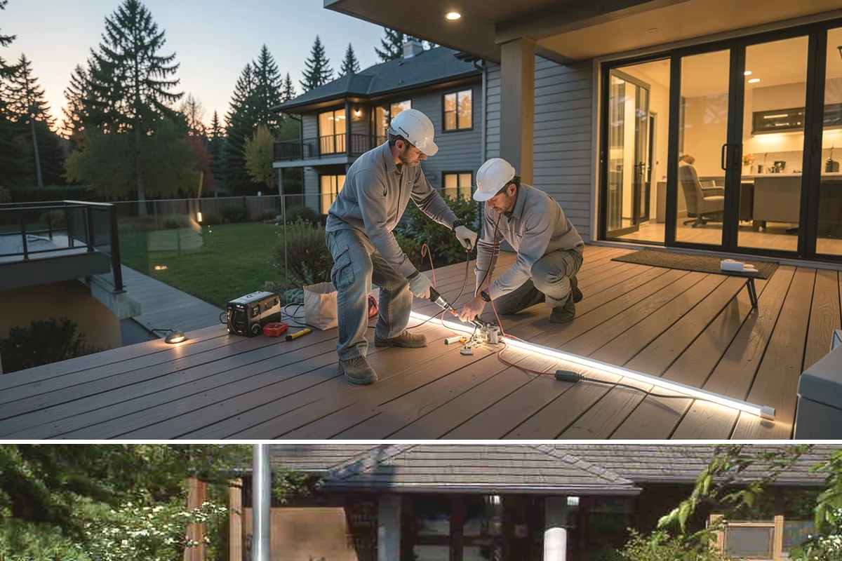 Deck Addition in Yarrow Point, King County, WA - Deck framing and installation are ideal in late spring and summer, readying the space for the dry season.
