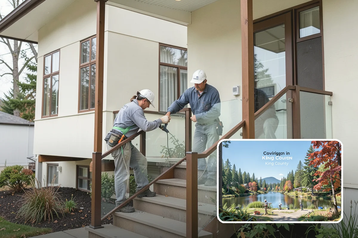 Deck Bench Construction in Covington, King County, WA - Adds seating without taking up floor space