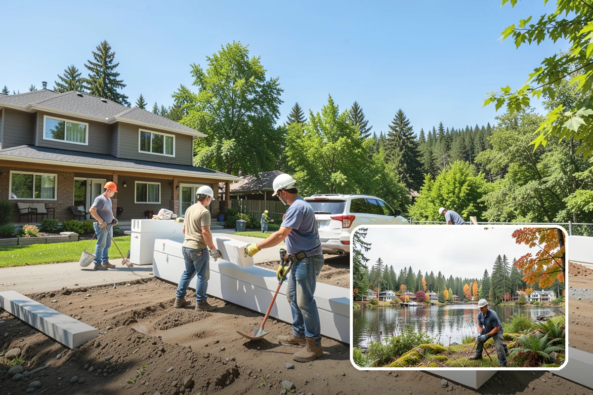 Deck Bench Construction in La Conner, Skagit County, WA - Adds seating without taking up floor space