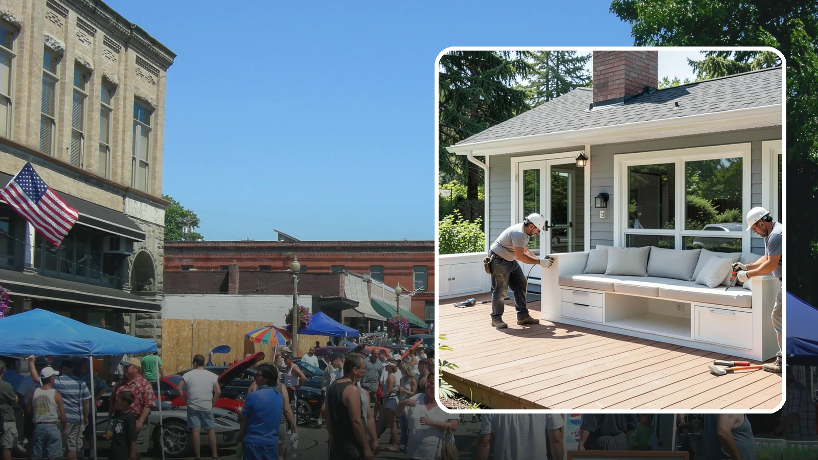 Deck Bench Construction in Snohomish, Snohomish County, WA - Built-in deck bench construction that adds seating and definition without cluttering your space.