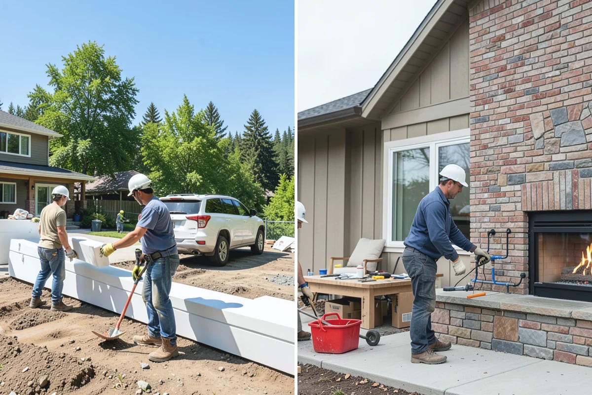 Deck Bench Construction in Woodinville, King County, WA - Plan bench placement and seating capacity