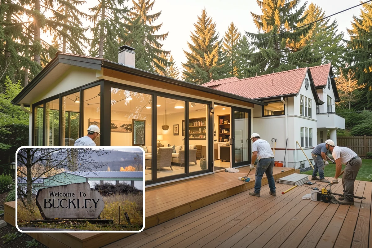 Deck Construction in Buckley, Pierce County, WA - Adds usable outdoor square footage and boosts resale value