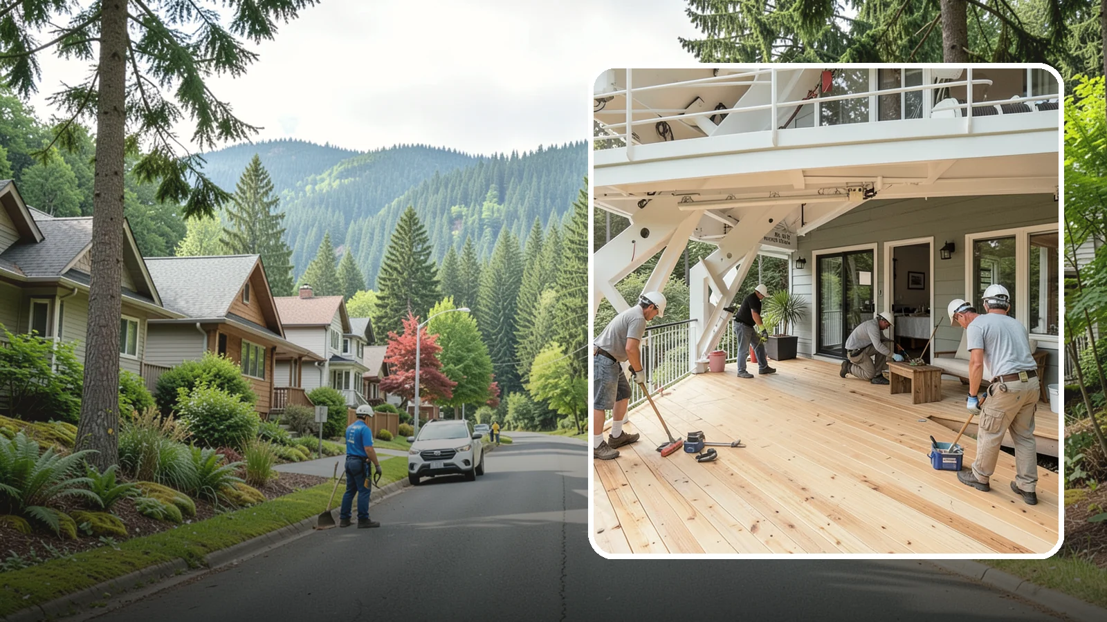 Deck Construction in Darrington, Snohomish County, WA - Custom deck construction that turns Puget Sound backyards into durable, weather-ready outdoor living space.