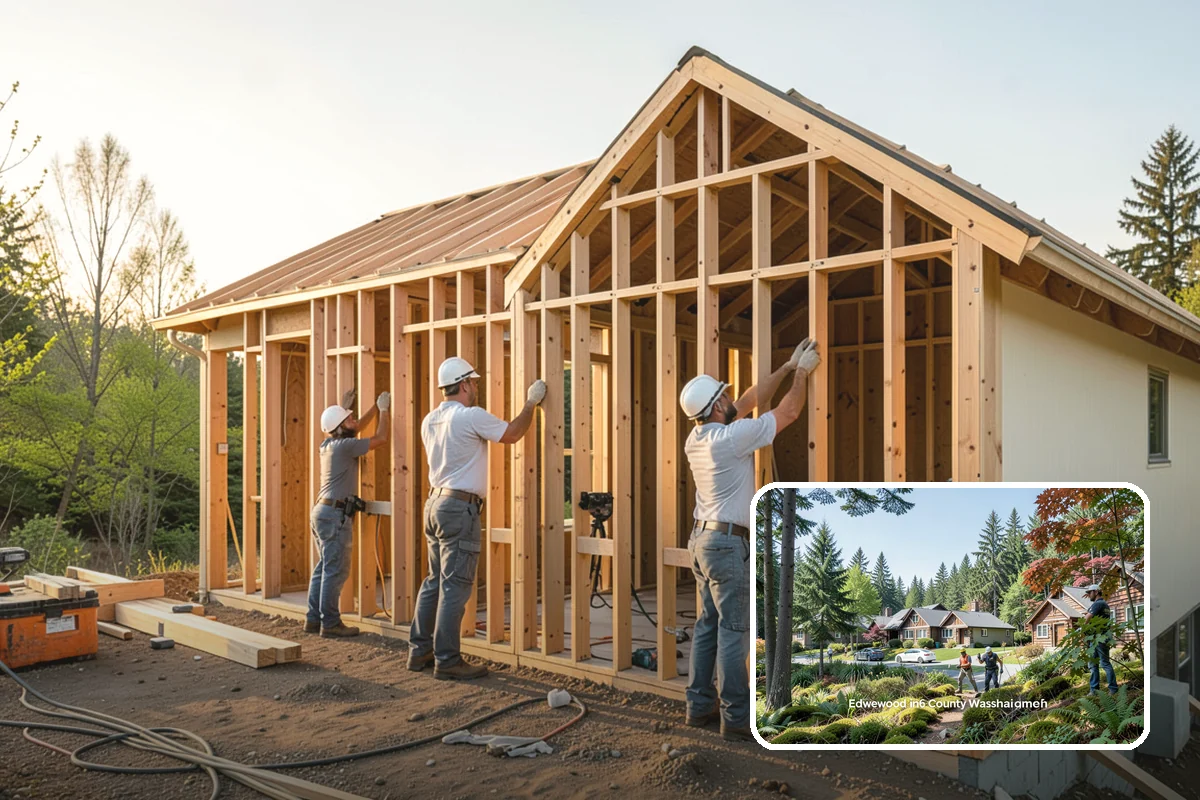 Deck Construction in Edgewood, Pierce County, WA - Adds usable outdoor square footage and boosts resale value