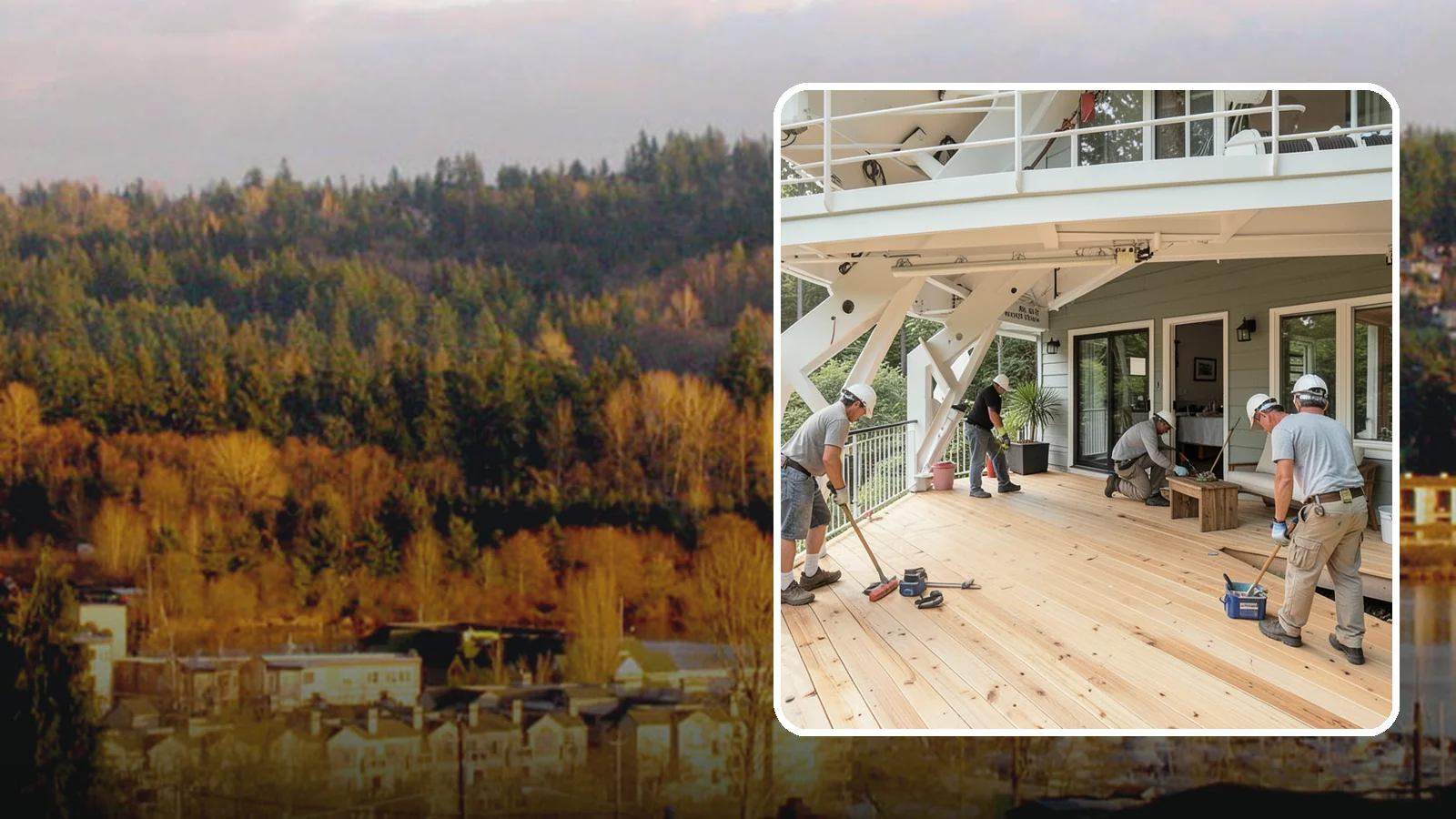 Deck Construction in Kenmore, King County, WA - Custom deck construction that turns Puget Sound backyards into durable, weather-ready outdoor living space.