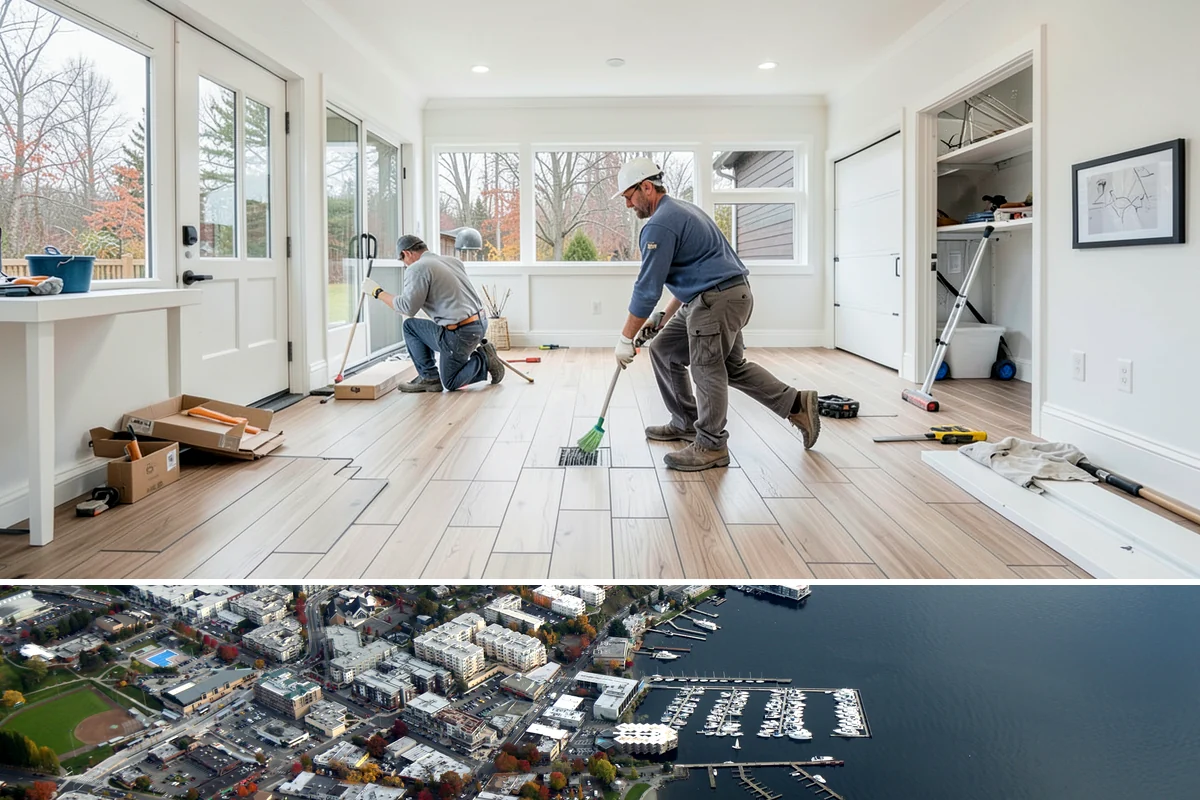 Deck Construction in Kirkland, King County, WA - Late spring through early fall offers the driest window for footing work and framing, though we schedule projects year-round in...