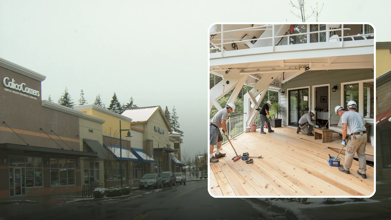 Deck Construction in Mill Creek, Snohomish County, WA - Custom deck construction that turns Puget Sound backyards into durable, weather-ready outdoor living space.
