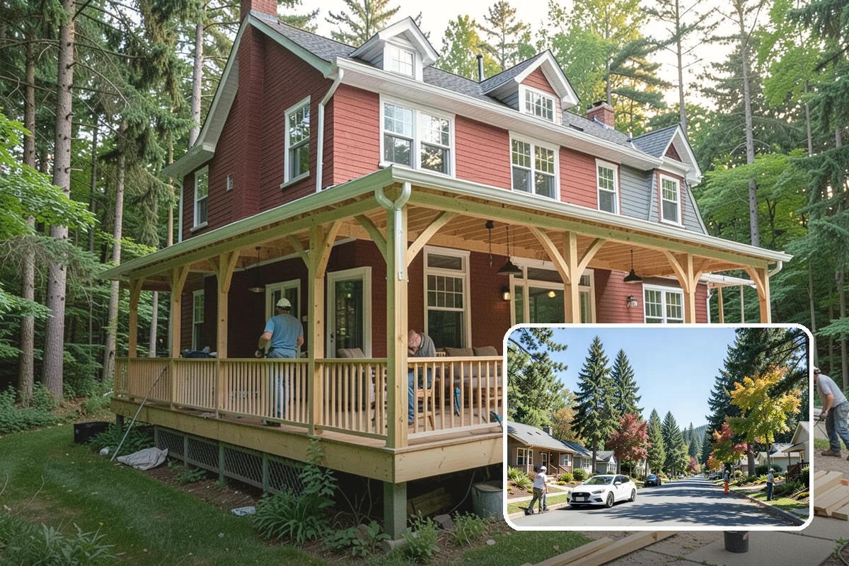 Deck Construction in Orting, Pierce County, WA - Adds usable outdoor square footage and boosts resale value
