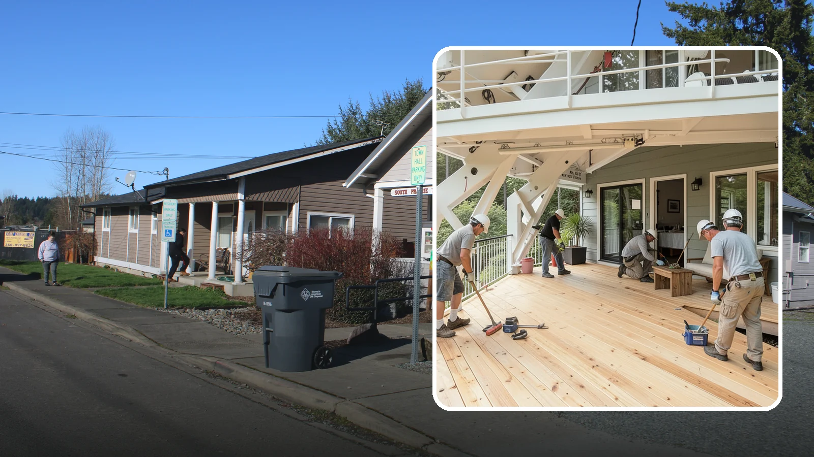 Deck Construction in South Prairie, Pierce County, WA - Custom deck construction that turns Puget Sound backyards into durable, weather-ready outdoor living space.