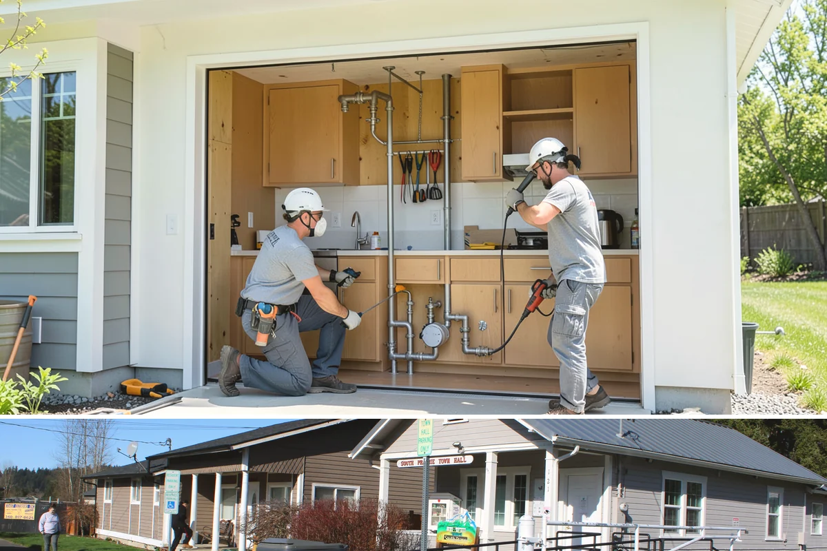 Deck Construction in South Prairie, Pierce County, WA - Late spring through early fall offers the driest window for footing work and framing, though we schedule projects year-round in...
