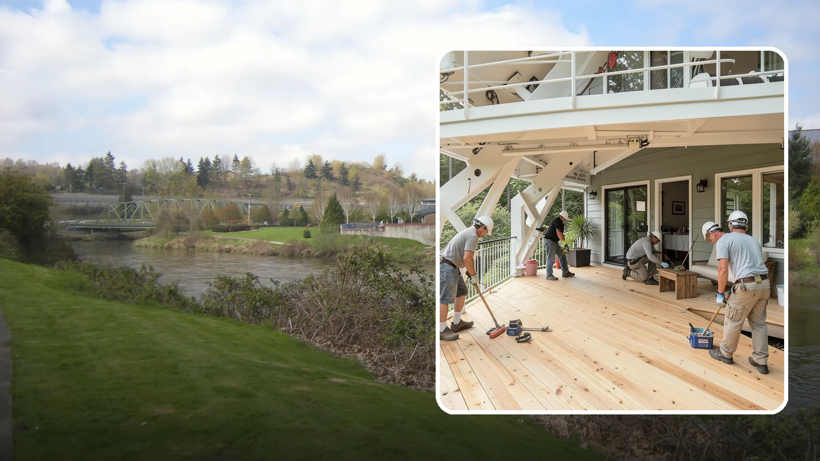 Deck Construction in Tukwila, King County, WA - Custom deck construction that turns Puget Sound backyards into durable, weather-ready outdoor living space.