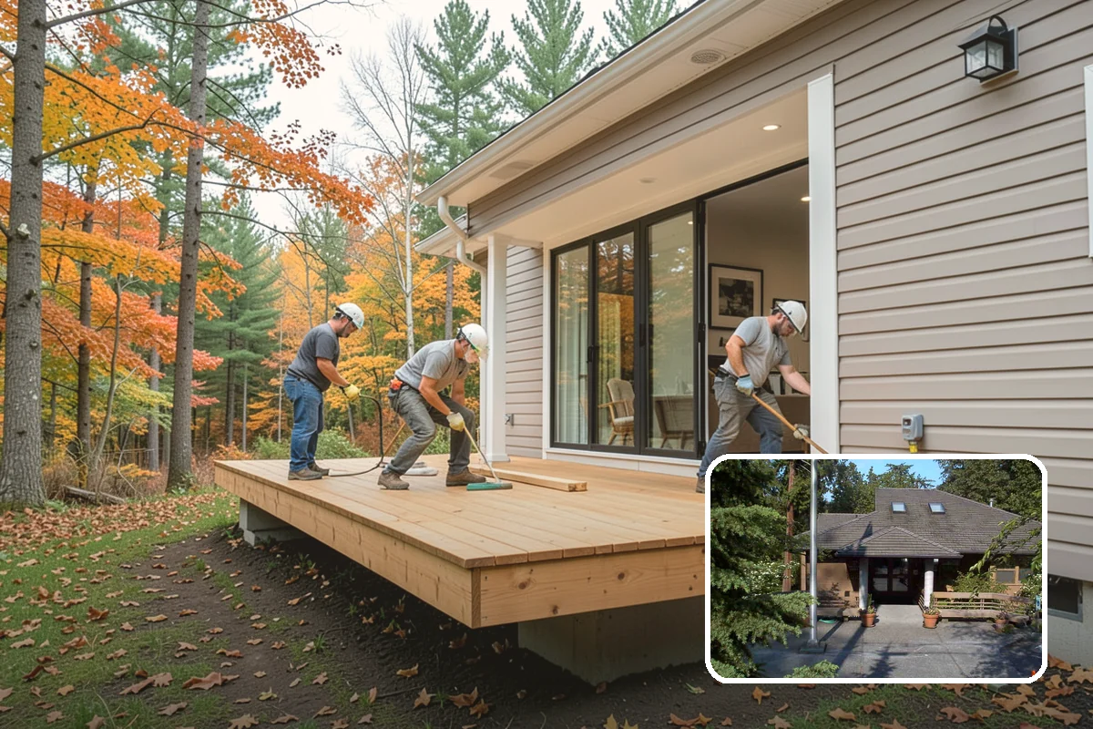 Deck Construction in Yarrow Point, King County, WA - Adds usable outdoor square footage and boosts resale value