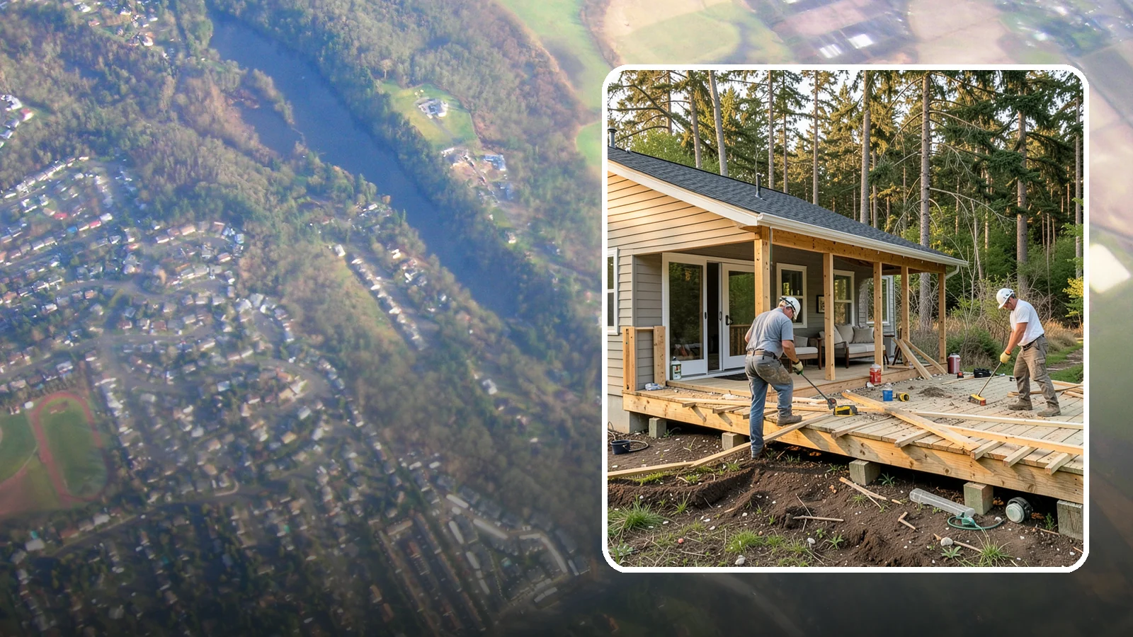Deck Demolition in Algona, King County, WA - We remove old and failing decks safely, protecting your siding and yard and hauling every board away.