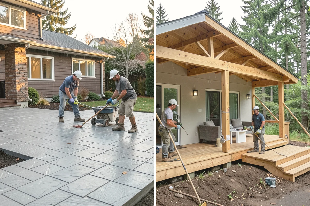Deck Demolition in Burien, King County, WA - Assess the deck's attachment and any rot or hazards