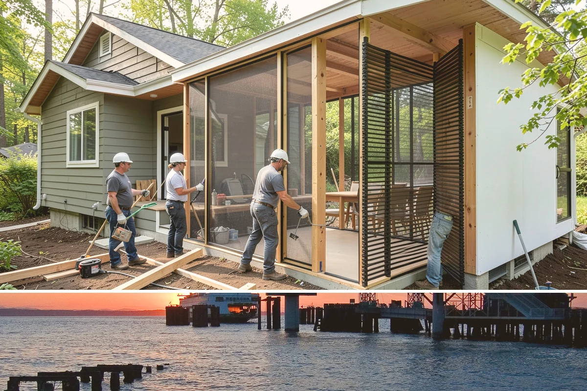 Deck Demolition in Edmonds, Snohomish County, WA - Deck demolition is easiest in drier months when the ground is firm, though we can remove hazardous decks any time of year.