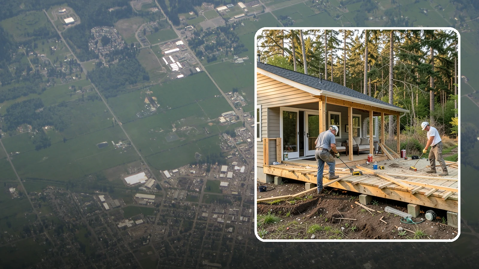 Deck Demolition in Enumclaw, King County, WA - We remove old and failing decks safely, protecting your siding and yard and hauling every board away.