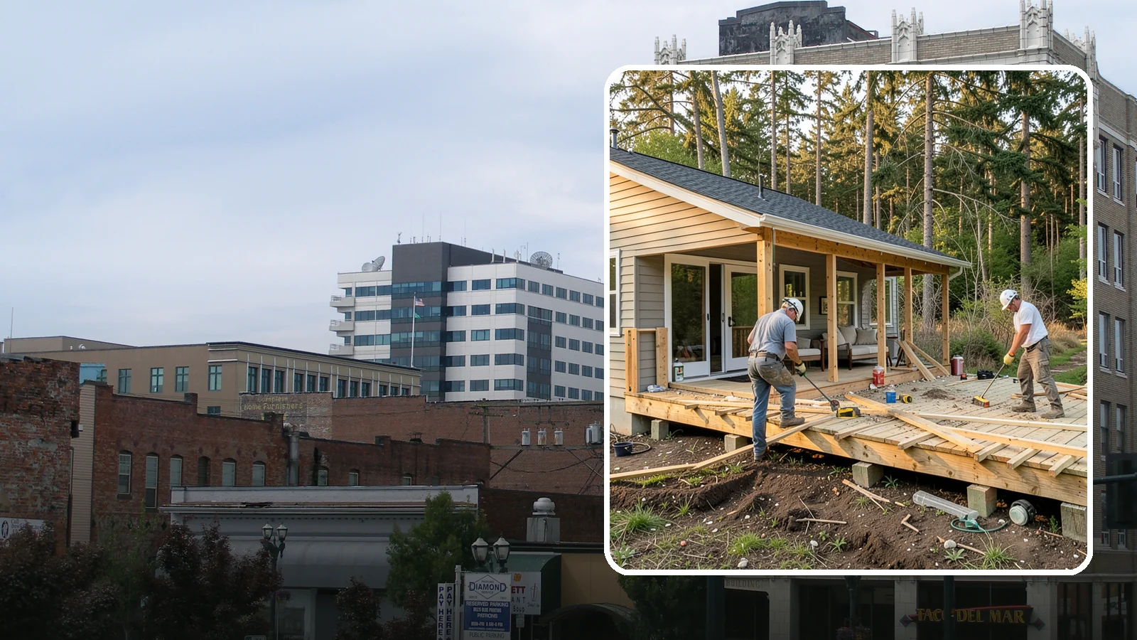 Deck Demolition in Everett, Snohomish County, WA - We remove old and failing decks safely, protecting your siding and yard and hauling every board away.