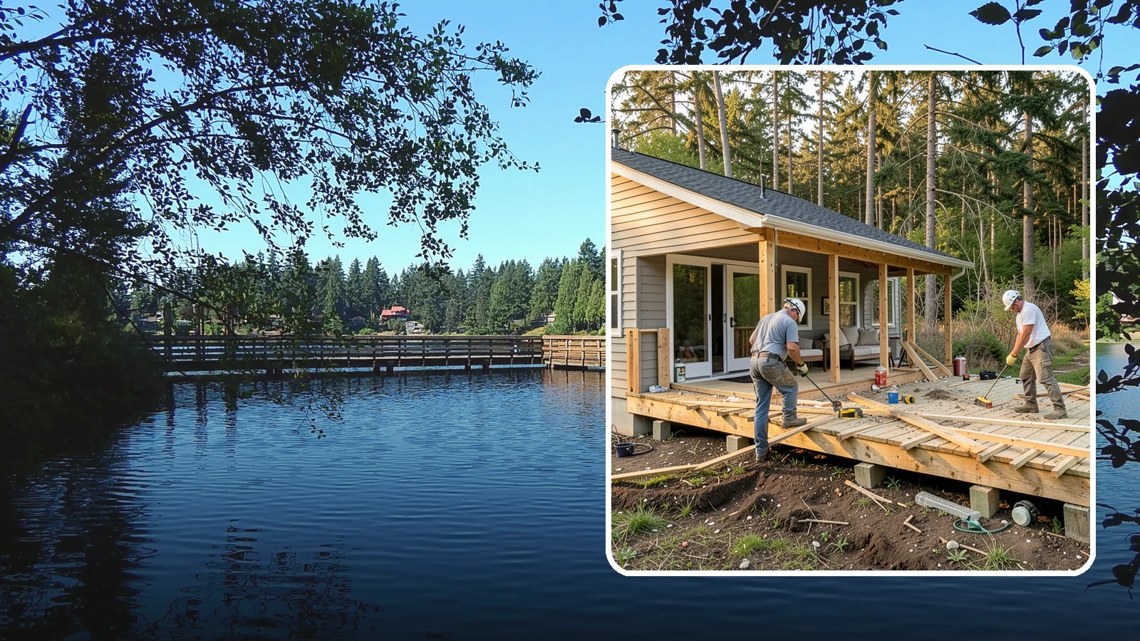Deck Demolition in Federal Way, King County, WA - We remove old and failing decks safely, protecting your siding and yard and hauling every board away.