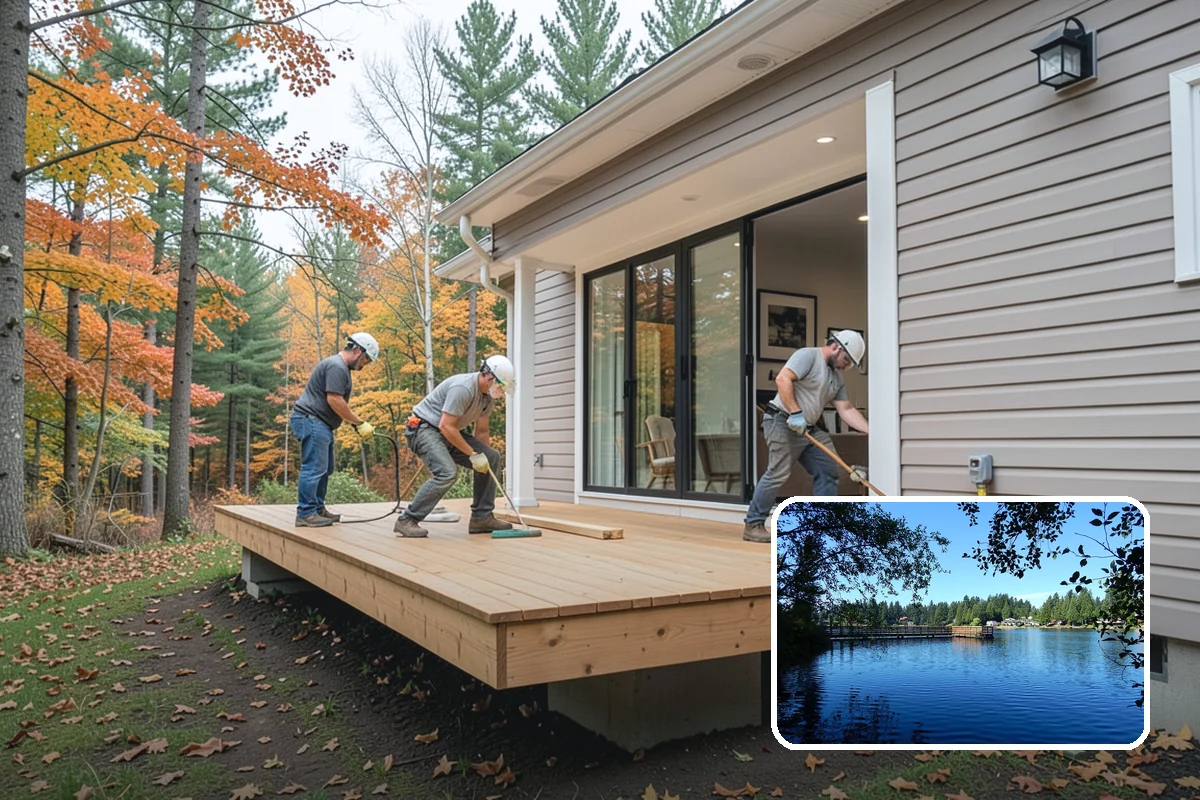 Deck Demolition in Federal Way, King County, WA - Rotted and unsafe decking removed safely