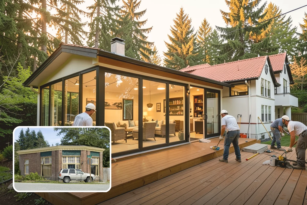 Deck Demolition in Hamilton, Skagit County, WA - Rotted and unsafe decking removed safely