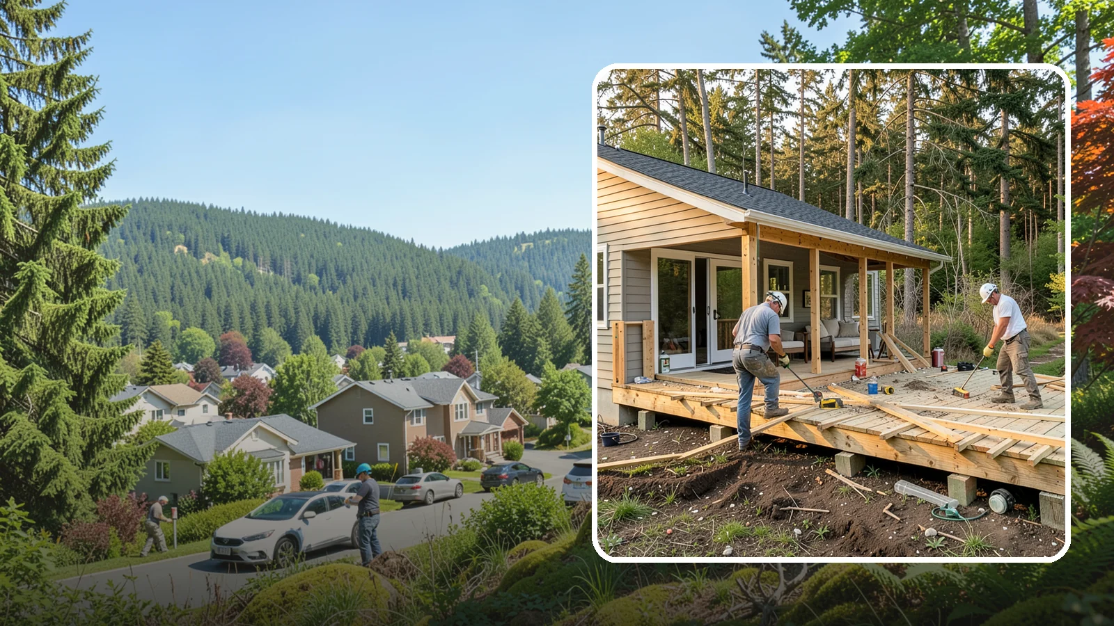 Deck Demolition in Index, Snohomish County, WA - We remove old and failing decks safely, protecting your siding and yard and hauling every board away.