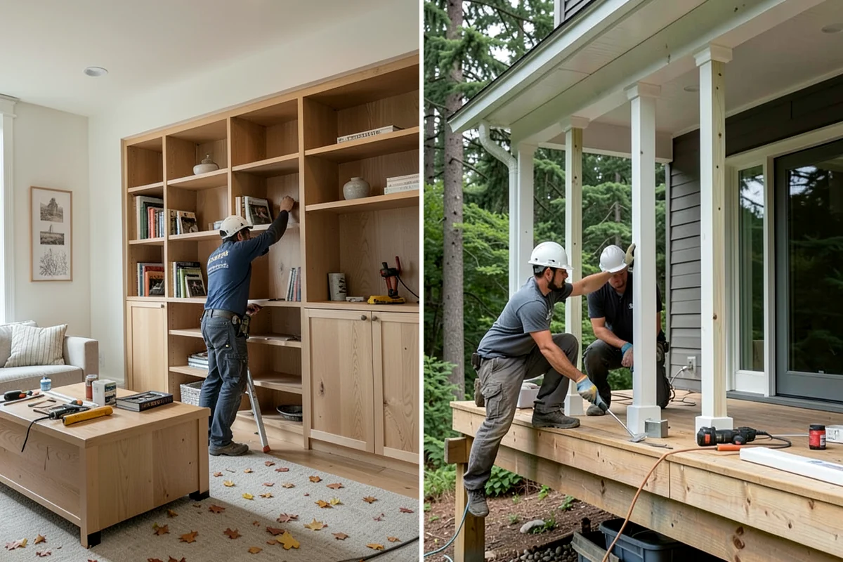Deck Demolition in Kenmore, King County, WA - Assess the deck's attachment and any rot or hazards