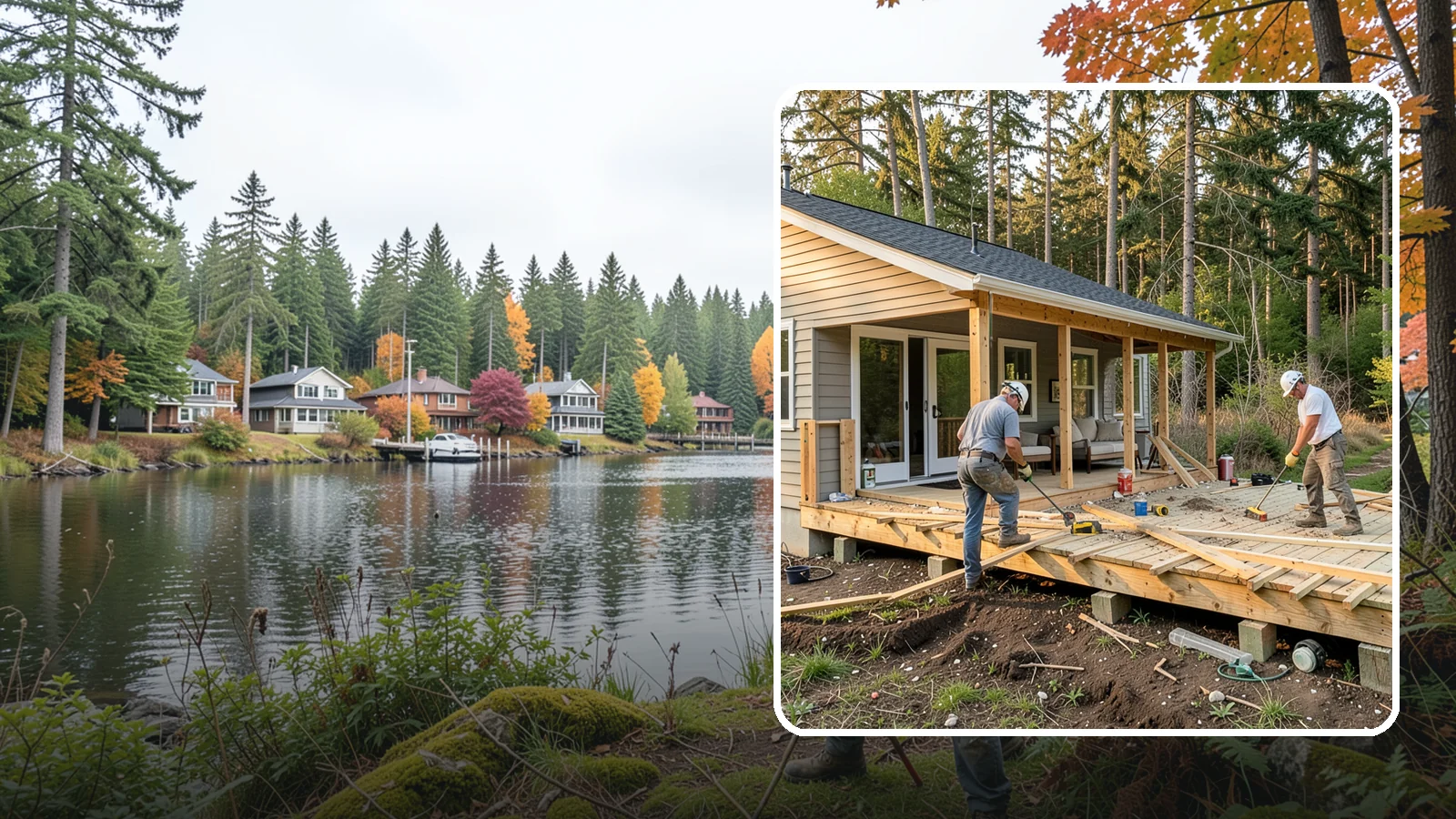 Deck Demolition in La Conner, Skagit County, WA - We remove old and failing decks safely, protecting your siding and yard and hauling every board away.