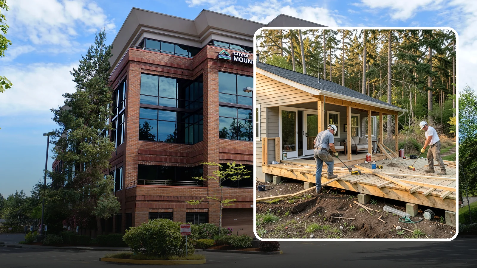 Deck Demolition in Mountlake Terrace, Snohomish County, WA - We remove old and failing decks safely, protecting your siding and yard and hauling every board away.