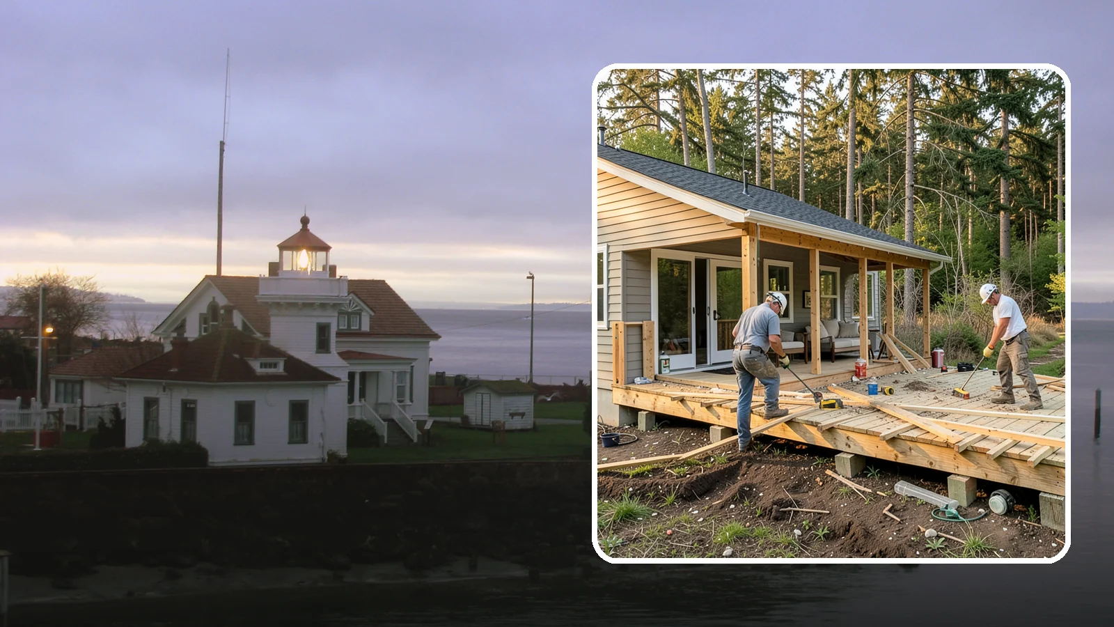 Deck Demolition in Mukilteo, Snohomish County, WA - We remove old and failing decks safely, protecting your siding and yard and hauling every board away.