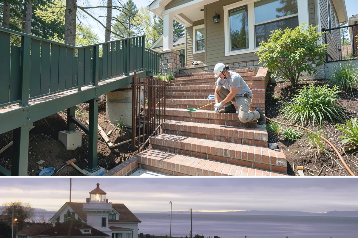 Deck Demolition in Mukilteo, Snohomish County, WA - Deck demolition is easiest in drier months when the ground is firm, though we can remove hazardous decks any time of year.