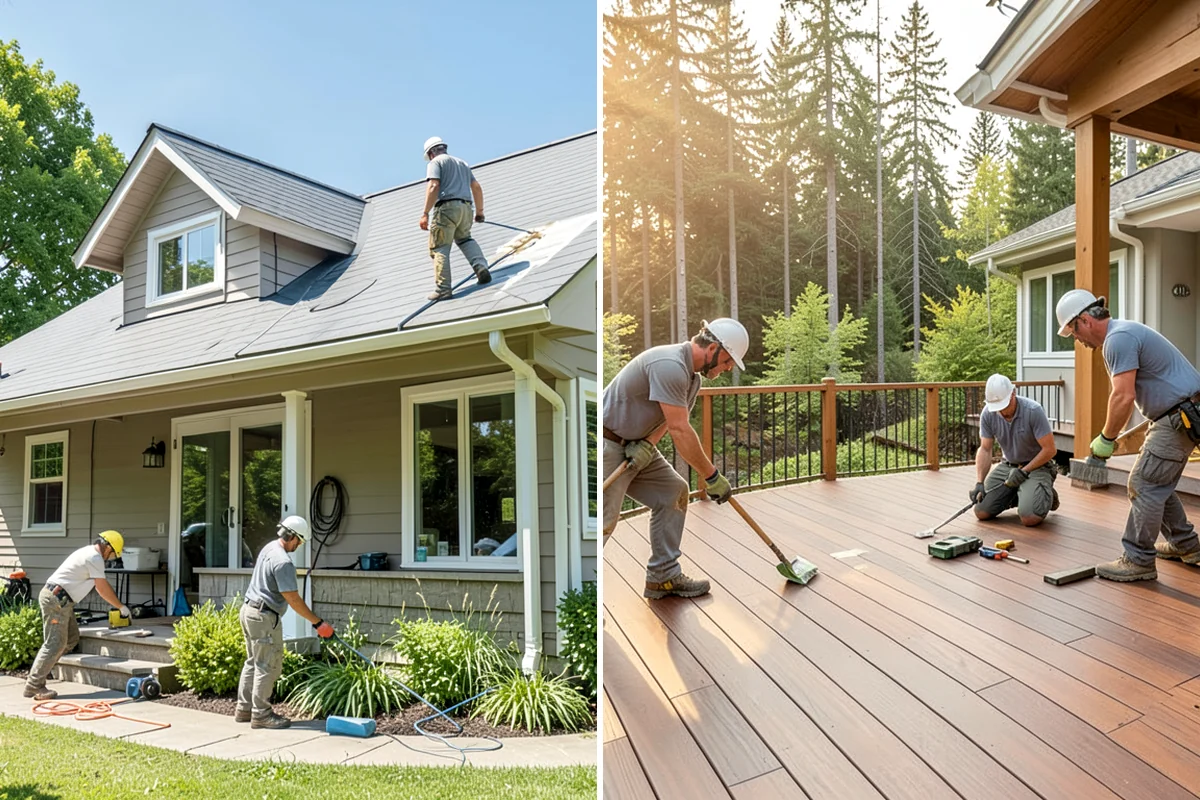 Deck Demolition in Pacific, King County, WA - Assess the deck's attachment and any rot or hazards