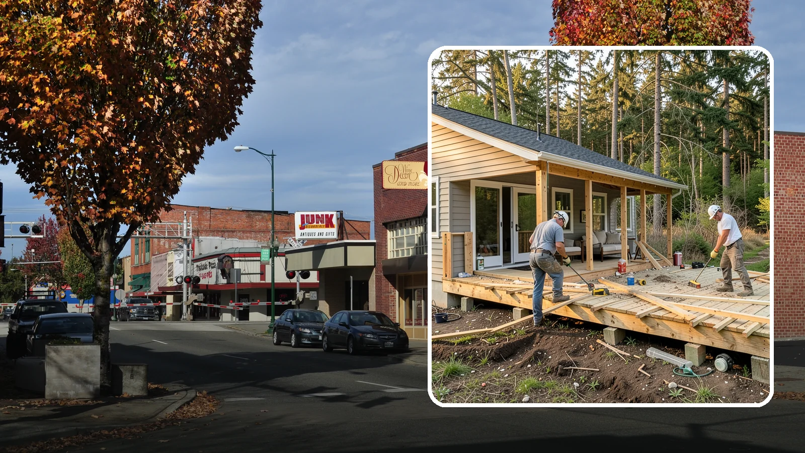 Deck Demolition in Puyallup, Pierce County, WA - We remove old and failing decks safely, protecting your siding and yard and hauling every board away.