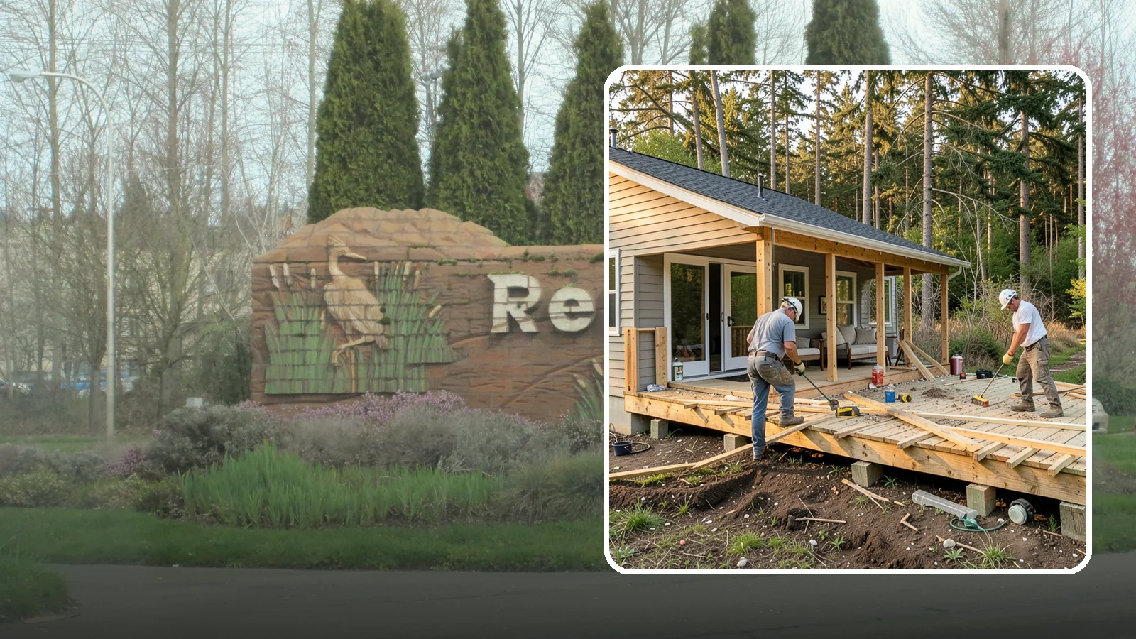 Deck Demolition in Renton, King County, WA - We remove old and failing decks safely, protecting your siding and yard and hauling every board away.