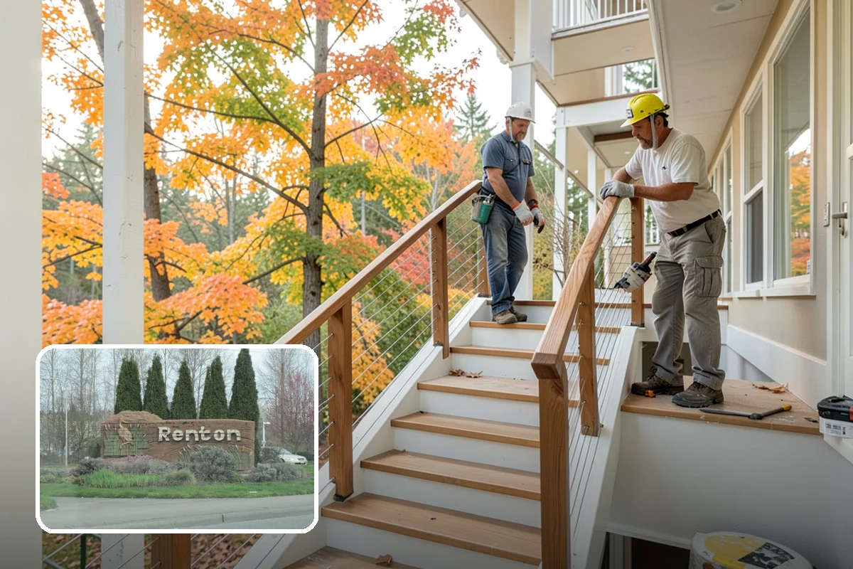 Deck Demolition in Renton, King County, WA - Rotted and unsafe decking removed safely