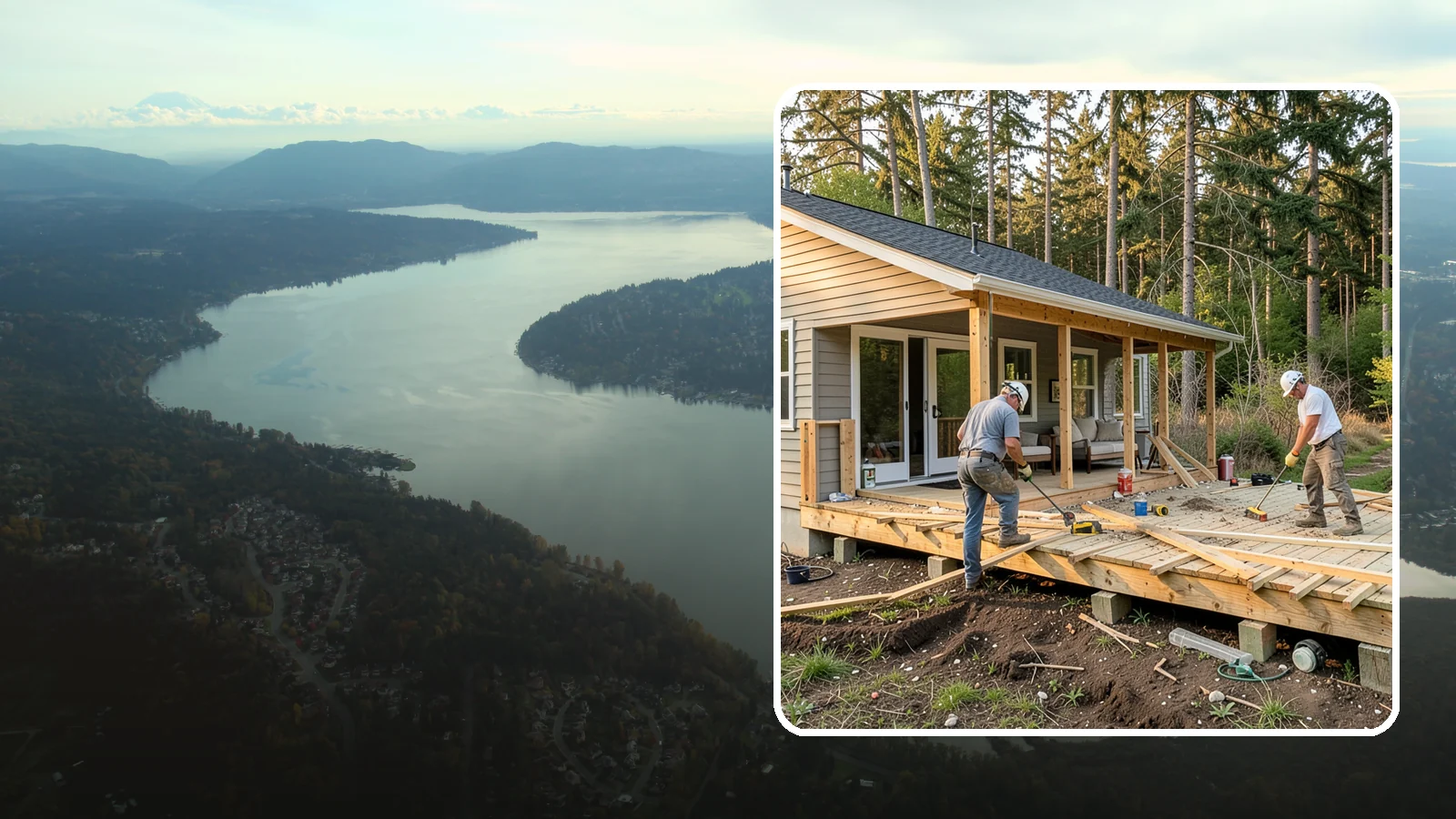 Deck Demolition in Sammamish, King County, WA - We remove old and failing decks safely, protecting your siding and yard and hauling every board away.