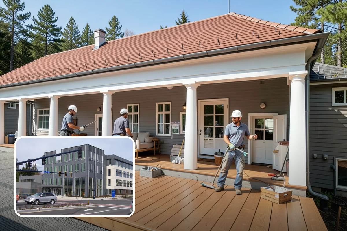 Deck Demolition in Shoreline, King County, WA - Rotted and unsafe decking removed safely